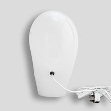 Load image into Gallery viewer, Vistosi design clear and white glass table lamp