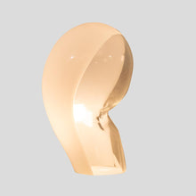 Load image into Gallery viewer, Vistosi design clear and white glass table lamp