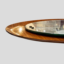 Load image into Gallery viewer, Circular teak plywood frame mirror by Stilcasa