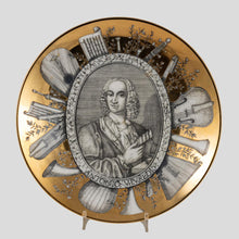 Load image into Gallery viewer, Set of 5 Piero Fornasetti Grandi Maestri plates