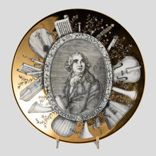 Load image into Gallery viewer, Set of 5 Piero Fornasetti Grandi Maestri plates
