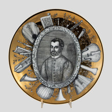 Load image into Gallery viewer, Set of 5 Piero Fornasetti Grandi Maestri plates