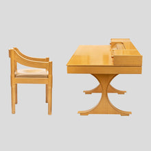 Load image into Gallery viewer, Vintage desk and chair Italian design by Vico Magistretti