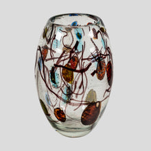 Load image into Gallery viewer, Murano Multi colour blown glass vase