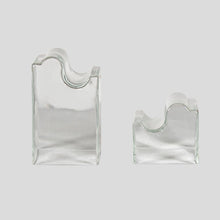 Load image into Gallery viewer, Clear glass composition vase by Alfredo Barbini

