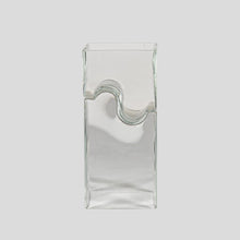 Load image into Gallery viewer, Clear glass composition vase by Alfredo Barbini