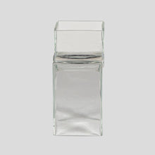Load image into Gallery viewer, Clear glass composition vase by Alfredo Barbini