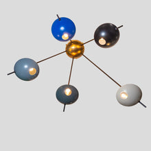 Load image into Gallery viewer, Italian design Starburst 5 Flush Mount Stilnovo style Light