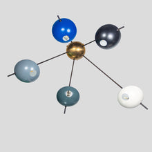 Load image into Gallery viewer, Italian design Starburst 5 Flush Mount Stilnovo style Light