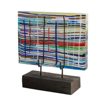 Load image into Gallery viewer, Piastra glass sculpture by Leonardo Cimolin
