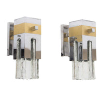 Load image into Gallery viewer, Pair of wall lights by Gaetano Sciolari
