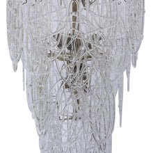 Load image into Gallery viewer, Italian Murano design blown Ragnatela clear glass chandelier