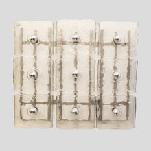 Load image into Gallery viewer, 1960s Space Age Wall Light by Mazzega Murano, Italy