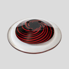 Load image into Gallery viewer, Red black Spiral bowl By Arak for Seguso Vetri d’Arte