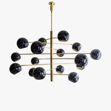 Load image into Gallery viewer, Violet Sputnik 16 chandelier by Diego Mardegan