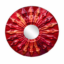 Load image into Gallery viewer, Massimiliano Luzzi Glass Art Mirror