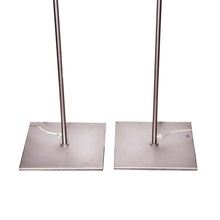 Load image into Gallery viewer, Pair of yellow and white Murano glass floor lamps