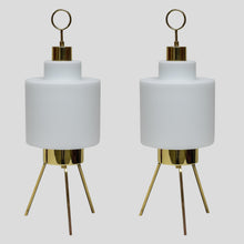 Load image into Gallery viewer, Pair of Lantern lamps in style of Stilnovo