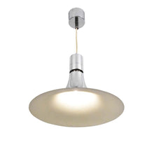 Load image into Gallery viewer, Chrome Metal suspension light designed by Franco Albini