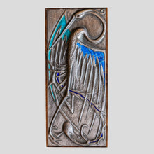 Load image into Gallery viewer, Ottaviani Silver and Enamel wooden Box with Bird Design