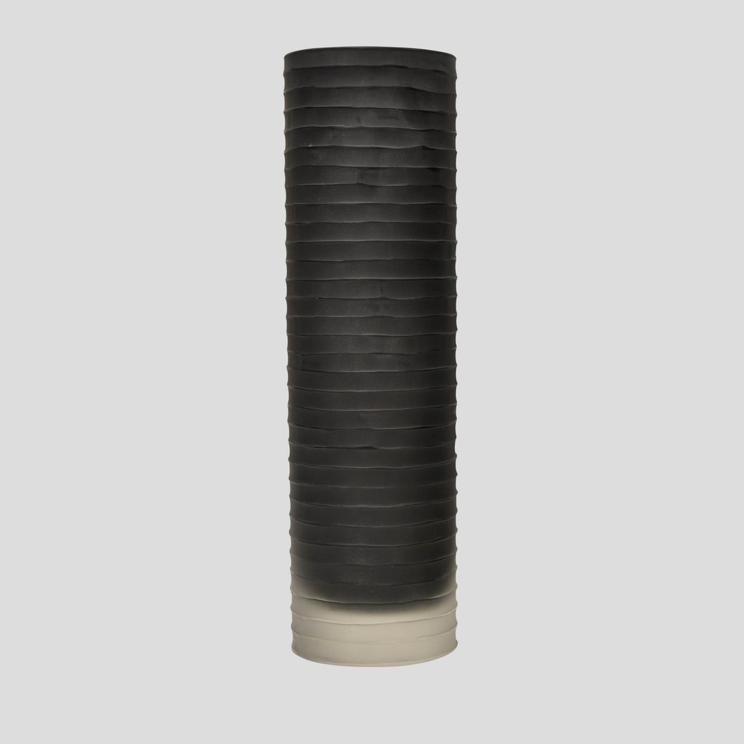 Battuto Mink colour vase by Alberto Dona