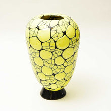 Load image into Gallery viewer, Vittorio Ferro blown yellow and green glass vase
