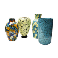 Load image into Gallery viewer, Vittorio Ferro blown yellow and green glass vase