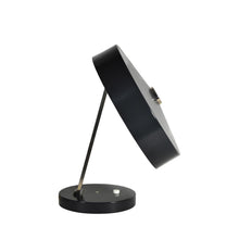 Load image into Gallery viewer, 1960s black enamel and chrome desk Lamp by Kaiser Idell