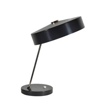 Load image into Gallery viewer, 1960s black enamel and chrome desk Lamp by Kaiser Idell