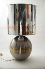 Load image into Gallery viewer, Reggiani Spherical Chrome with brass Table Lamp
