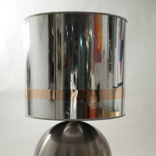 Load image into Gallery viewer, Reggiani Spherical Chrome with brass Table Lamp