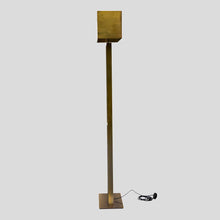 Load image into Gallery viewer, Pair of Fontana Arte Style Brass and Clear Glass floor lamps