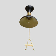 Load image into Gallery viewer, Stilnovo style Desk Lamp Black Enamelled Metal Shade