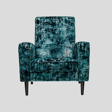 Load image into Gallery viewer, French Art deco armchair emerald green upholstery