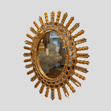 Load image into Gallery viewer, Giltwood Sun bursting mirror Italian 1950
