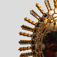 Load image into Gallery viewer, Giltwood Sun bursting mirror Italian 1950