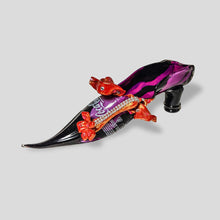 Load image into Gallery viewer, Coca cola bottle glass shoe sculpture by Luigi Bona
