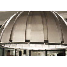 Load image into Gallery viewer, Pair of 1960s steel pendants by Italian designer Elio Martinelli