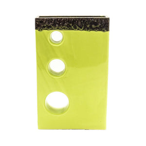 Olive green Studio Ceramic vase