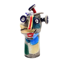Load image into Gallery viewer, Blown Glass head sculpture by Christoph Kiefhaber