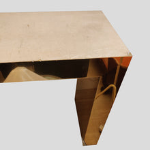 Load image into Gallery viewer, Large bespoke gold console table by Railis Kotlevs