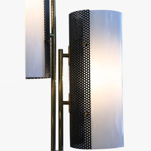 Load image into Gallery viewer, Black and white colour shade Stilnovo design wall sconce