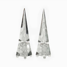 Load image into Gallery viewer, Pair of Glass Obelisks by Romano Dona