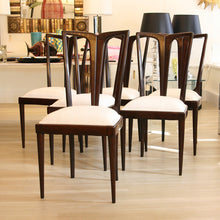 Load image into Gallery viewer, Set of 6 dining chairs chairs by Borsani