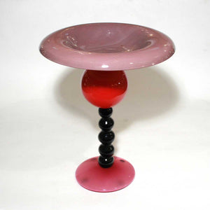A glass sculpture designed by Peter Shire