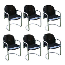 Load image into Gallery viewer, Set of six Afra and Tobia Scarpa chairs