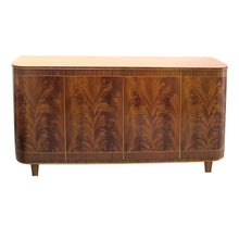 Load image into Gallery viewer, 1940s Large Swedish Cabinet-Credenza with Mahogany Flame Veneers