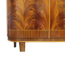 Load image into Gallery viewer, 1940s Large Swedish Cabinet-Credenza with Mahogany Flame Veneers