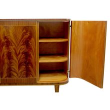 Load image into Gallery viewer, 1940s Large Swedish Cabinet-Credenza with Mahogany Flame Veneers