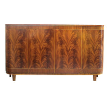 Load image into Gallery viewer, 1940s Large Swedish Cabinet-Credenza with Mahogany Flame Veneers
